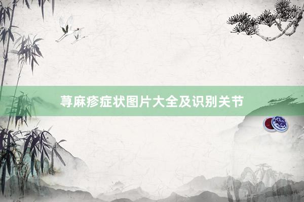 荨麻疹症状图片大全及识别关节